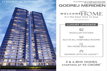 Don't miss the last chance to secure your dream home at Godrej Meridien, Sector 106, Gurgaon