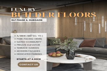 DLF Phase 4 Gurgaon Introduces Luxurious Builder Floors with Private Elevators