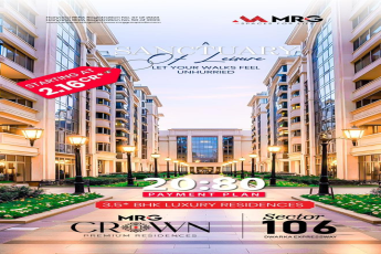 Explore MRG Crown at 2.16 Cr in Sector 106 || Luxury Residences with 20:80 Payment Plan || Your Sanctuary of Leisure Awaits