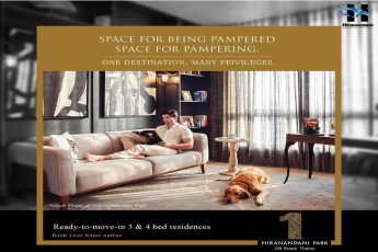 Space for being pampered, space for pampering at One Hiranandani Park, Mumbai