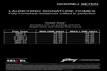 Prices list of Godrej Seven in Joka, Kolkata
