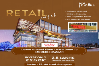 M3M Jewel: The Gem of Retail Space Investment on MG Road, Gurugram