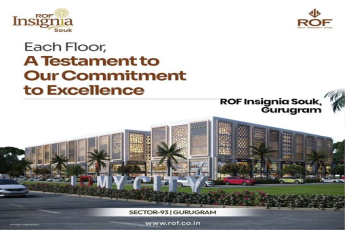 ROF Insignia Souk: A New Benchmark for Architectural Excellence in Sector 93, Gurugram