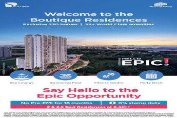 No pre EMI for 18 months, 0% stamp duty at Shapoorji Pallonji Codename Hello Epic, Mumbai