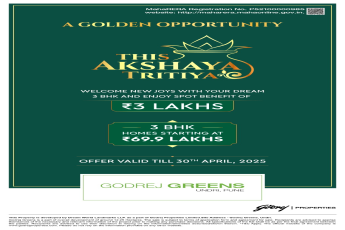 A Golden Opportunity Awaits at Godrej Greens, Undri - 3 BHK Starting at ₹69.9 Lakhs