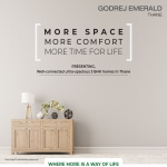 Avail the exclusive 10:15:75 payment plan at Godrej Emerald, Thane in Mumbai