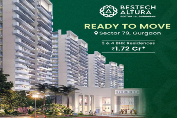 Ready to move in 3 and 4 BHK Residences Rs 1.72 Cr at Bestech Altura in Sector 79, Gurgaon