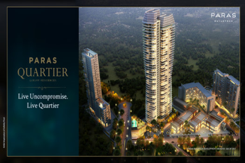 Ultra-luxurious 4 bedroom homes starting from Rs. 5.35 Cr at Paras Quartier in Gwal Pahadi, Gurugram