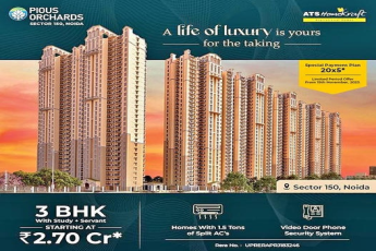 ATS HomeKraft Presents Pious Orchards: Exquisite 3 BHK Residences in Sector 150, Noida
