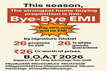 Own Your Dream Home with Signature Global, Pay 10% Now, No EMI for 36 Months