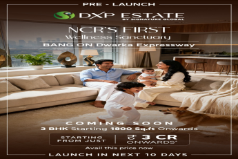 Discover Luxury Living at DXP Estate on Dwarka Expressway, 3 BHK from ₹3 Cr