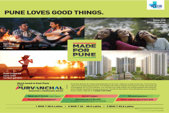 Reside in calm and pollution free location at VTP Purvanchal in Pune
