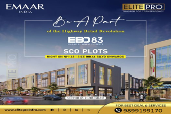 Emaar EBD 83: Be Part of the Highway Retail Revolution on NH-48, Gurgaon**