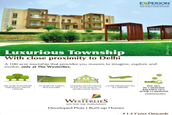 Pay 30% in 3 months balance 70% after 15 months at Experion The Westerlies in Gurgaon