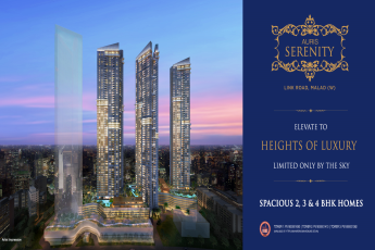 Spacious 2, 3 & 4 BHK homes at Sheth Auris Serenity in Mumbai