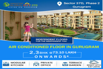 Book 2/3 BHK Independent floor starts Rs 73.10 Lacs onwards at Signature Global City 37D, Gurgaon