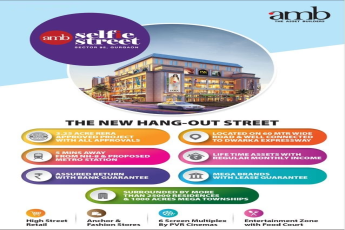 Get Assured Return with Bank Guarantee at Amb Selfie Street, Gurgaon