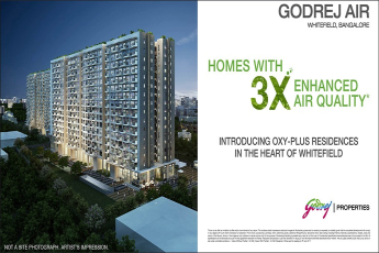 Live in homes with 3X enhanced air quality at Godrej Air in Bangalore