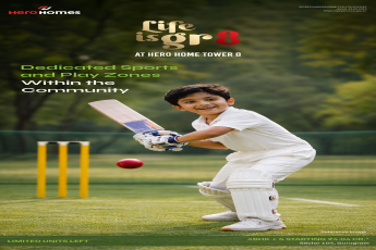Hero Homes Tower 8, 4BHK + S Starting at ₹4.04 Cr, Sector 104 Gurugram