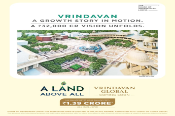 Discover Vrindavan Global, 140 Sqm Plots Starting at ₹1.39 Crore by House of Abhinandan Lodha