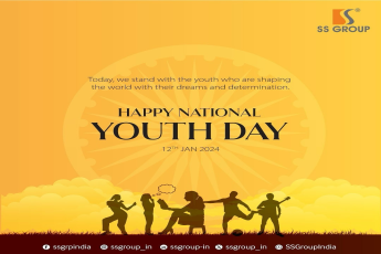 SS Group Celebrates the Spirit of Youth in New Gurugram: A Tribute on National Youth Day 2024