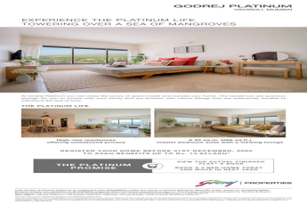 Avail benefits before 31st December upto Rs 14.84 Lakh* at Godrej Platinum in Mumbai