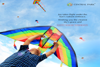 Sky-High Delight: Central Park's Makar Sankranti Kite Festival at [Project Name], [Location]