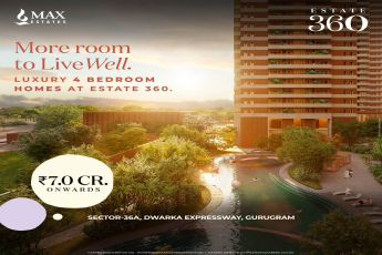 Discover Luxury Living at Estate 360, 4 Bedroom Homes by Max Estates in Gurugram