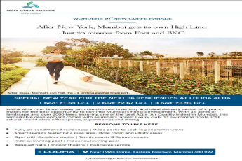 Launching Lodha Altia at New Cuffe Parade in Mumbai