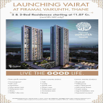 Launching VAIRAT at Piramal Vaikunth, Thane 2 & 3 Bed Residences starting 1.07 cr