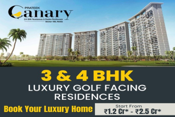 Book your luxury home just Rs 1.20 Cr onwards at Prateek Canary, Noida