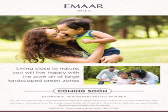 Coming soon experience true Emaar lifestyle in Jaipur