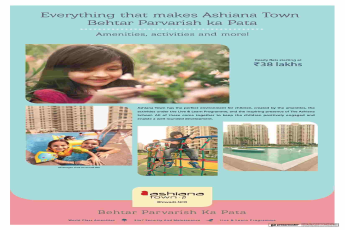 Reside in a place with the perfect environment for your children at Ashiana Town B in Bhiwadi