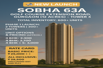 New Launch at SOBHA 63A, Golf Course Extension Road, Gurgaon