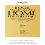 Book your dream homes for only Rs 2 lakh at Emaar India