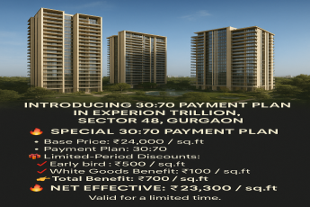 Discover the 30:70 Payment Plan at Experion Trillion, Sector 48, Gurgaon