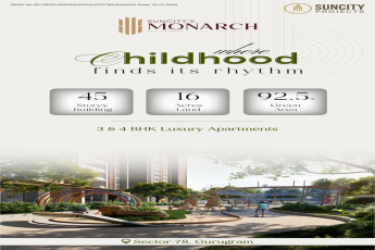 Explore Luxury Living at Suncity's Monarch, Sector-78, Gurugram