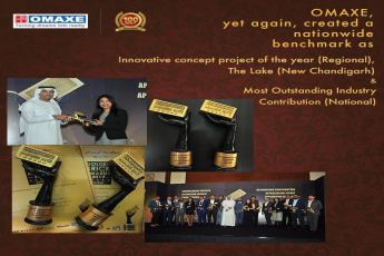 Omaxe awarded for its innovation and outstanding contribution to the industry at Golden Bricks Award 2017