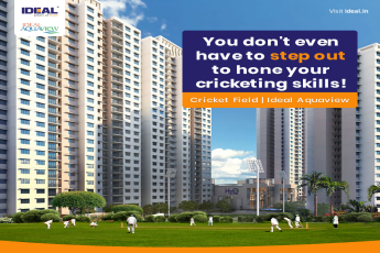 Enjoy immersive cricket without leaving the premises of our project. Thrilling weekends await you on the dedicated cricket field at Ideal Aquaview, Kolkata