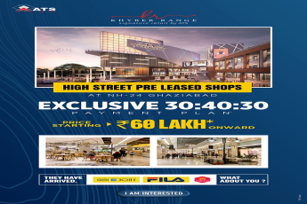Exclusive 30:40:30 payment plan at ATS Khyber Range, Ghaziabad
