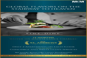 Presenting 12 months waiver on maintenance charges at M3M Golf Estate in Gurgaon