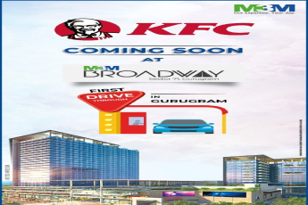 KFC coming soon at M3M Broadway in Sector 71, Gurgaon
