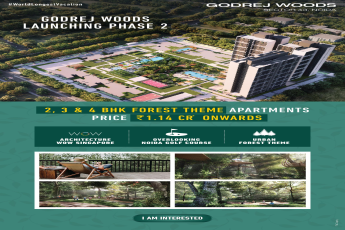 Godrej Woods phase 2 launching soon  at Sector 43, Noida.