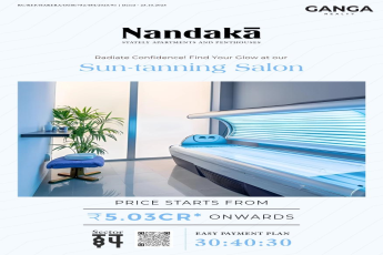 Ganga Realty's Nandaka: Luxurious Living with State-of-the-Art Sun-tanning Salon in Sector 84