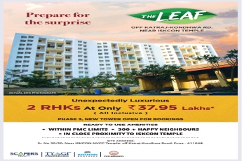 Book 2 RHK at only Rs 37.95 lakh in The Leaf, Pune