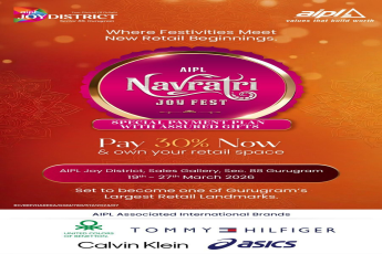 Secure Your Retail Space with AIPL's Navratri Fest || Pay 30% Now at AIPL Joy District || Join AIPL Navratri Joy Fest for Exclusive Offers