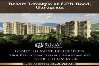 Luxury & spacious 3 & 4 BHK residences Rs 1.5 Cr onwards at Bestech Altura in Sector 79 Gurgaon,