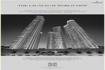 The launch of World View Tower at Lodha The World Towers in Mumbai