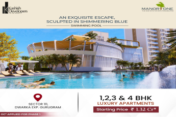 Discover Luxury at Manor One by Kashish Developers, Sector 111, Gurugram, Starting at ₹ 1.32 Cr