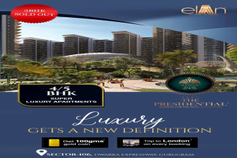The epitome of high-class living transforms your everyday into something special. Resort-Style Apartments at Elan The Presidential, Gurgaon